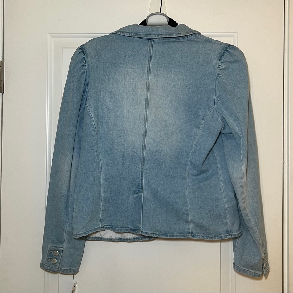 INC Denim Blazer Size L - Picture 3 of 6